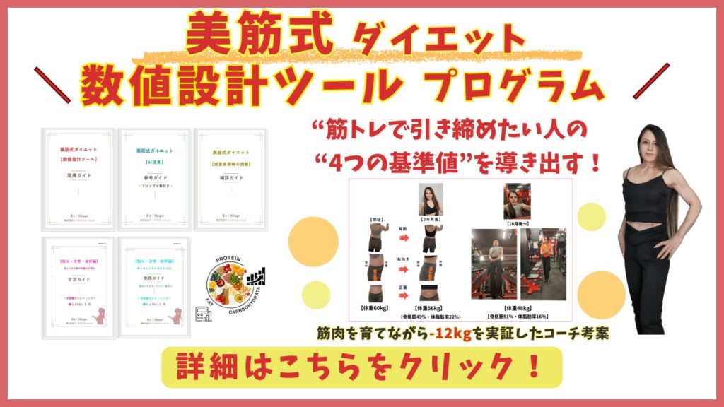 美筋式ダイエット・数値設計ツールプログラム